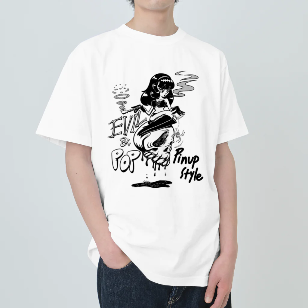 nidan-illustrationの“evil & pop" #1 ヘビーウェイトTシャツ