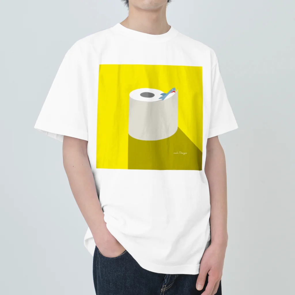 さかたようこ / サメ画家の昼のSAME Paper ヘビーウェイトTシャツ