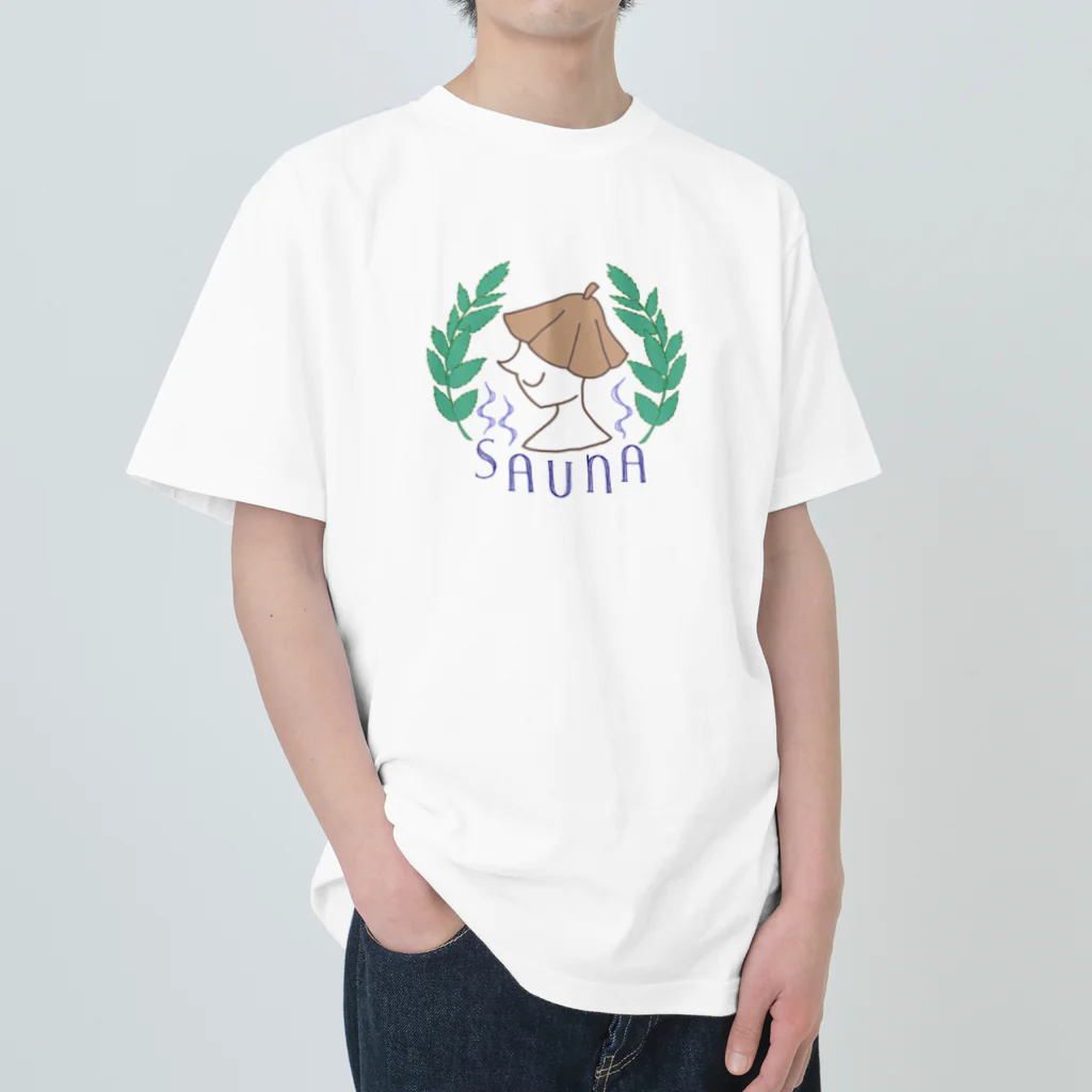 ぽじ子のサウナー Heavyweight T-Shirt