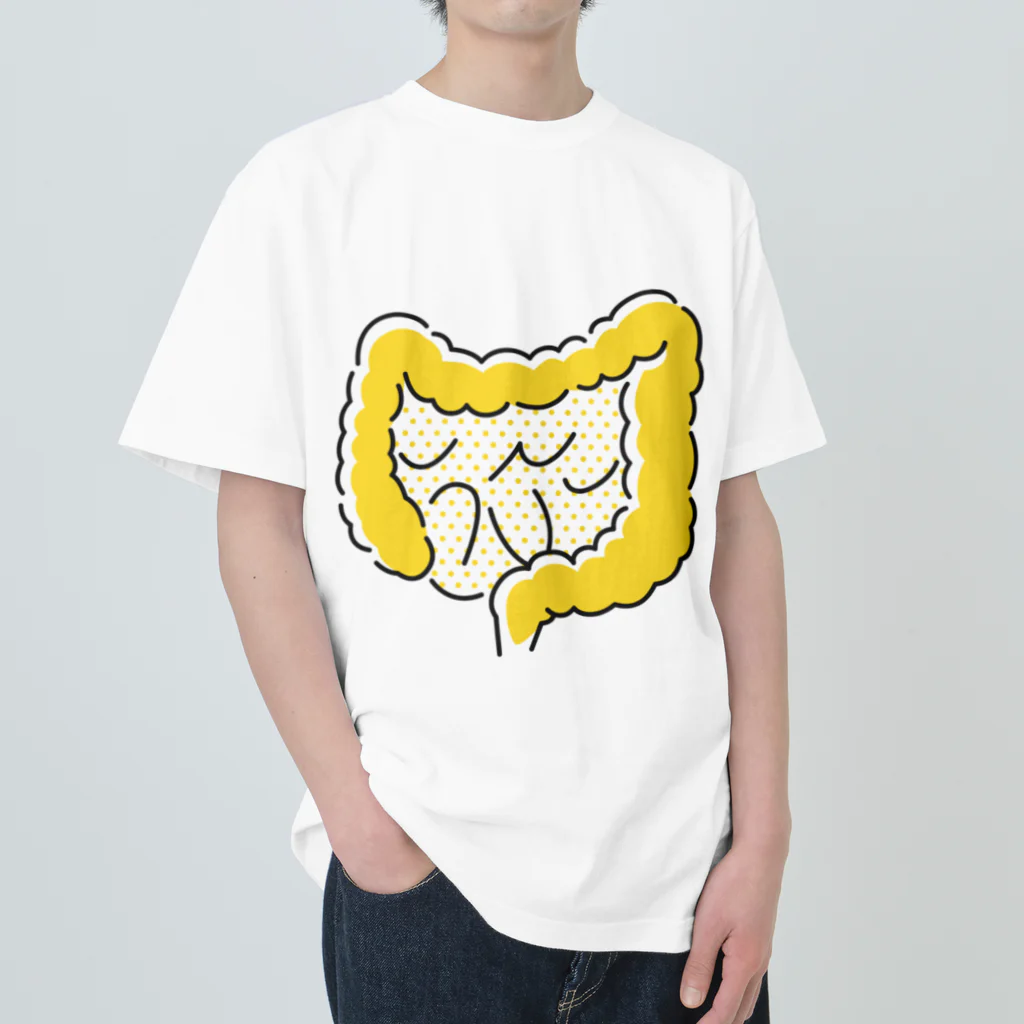 8anna storeの人体のなぞ。シンプルな大腸。 Heavyweight T-Shirt