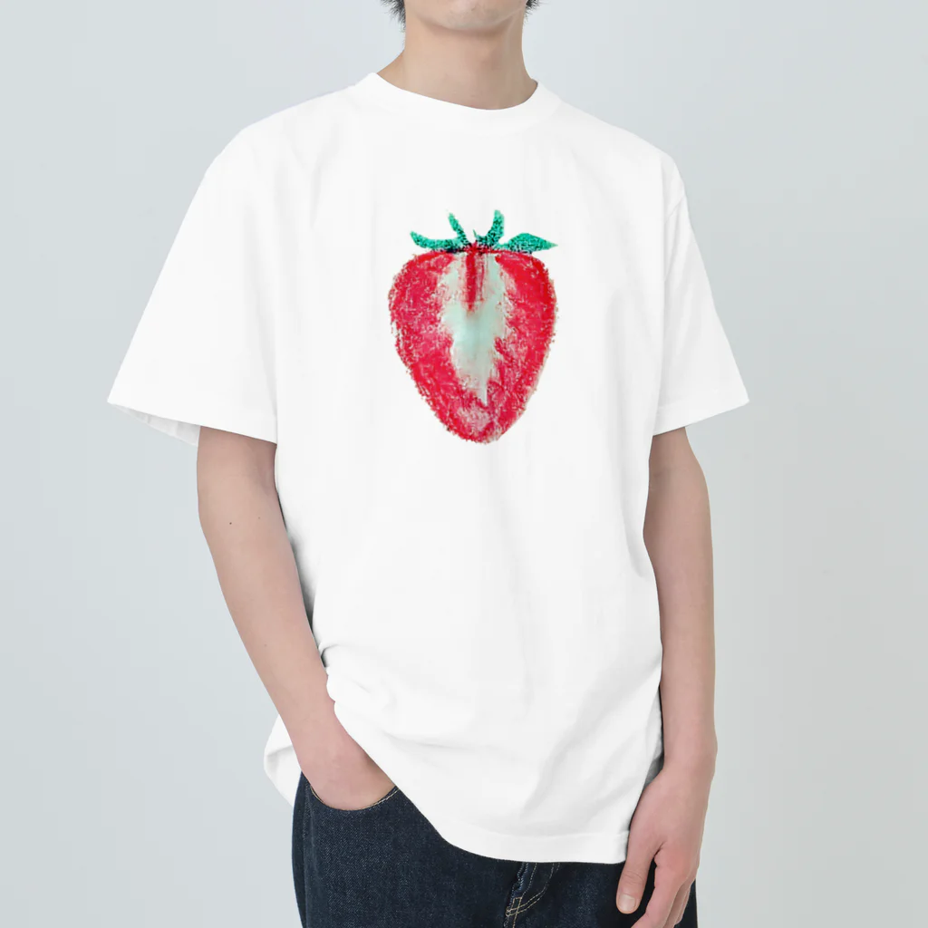 moiのいちご スライス Heavyweight T-Shirt