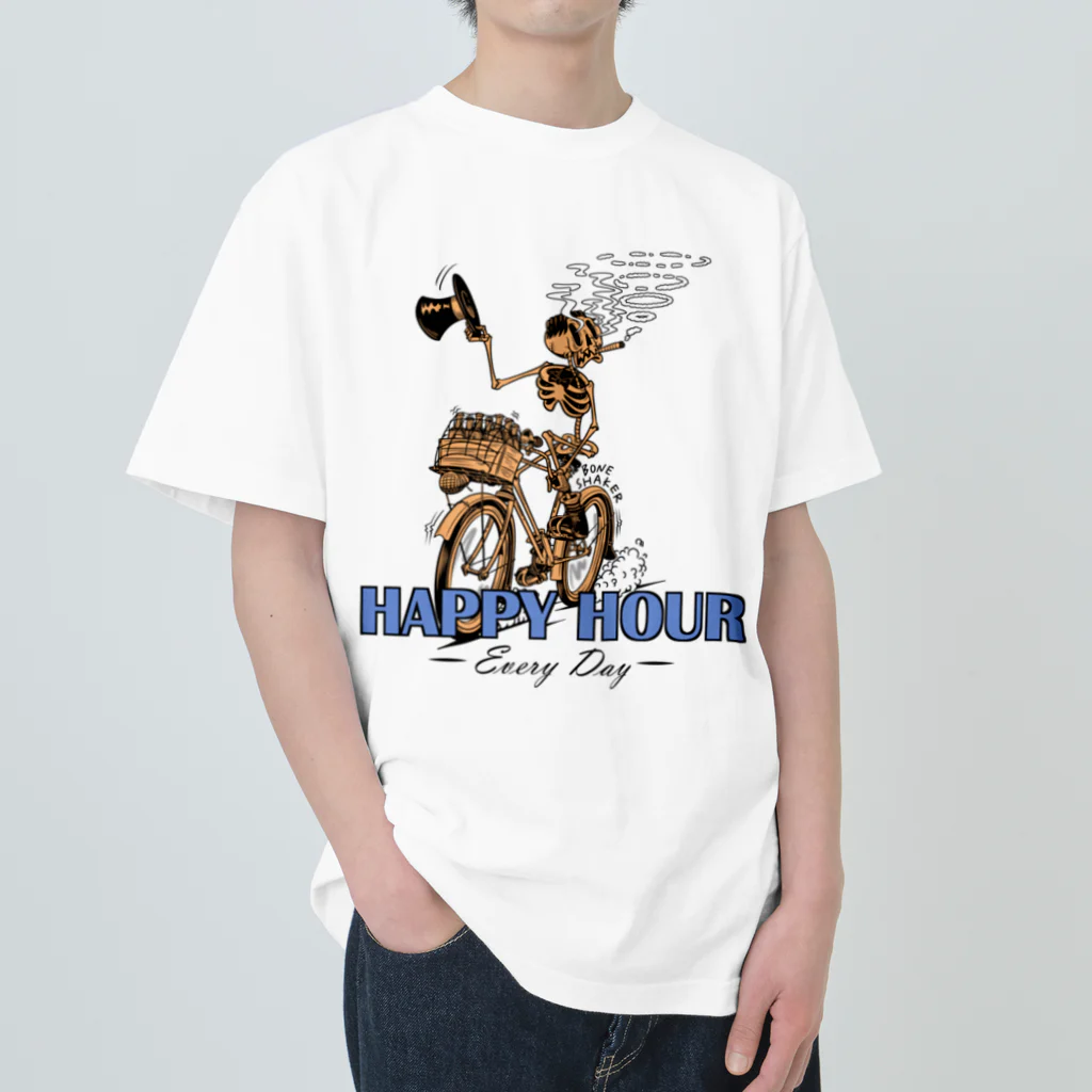 nidan-illustrationの"HAPPY HOUR"(clr) #1 ヘビーウェイトTシャツ