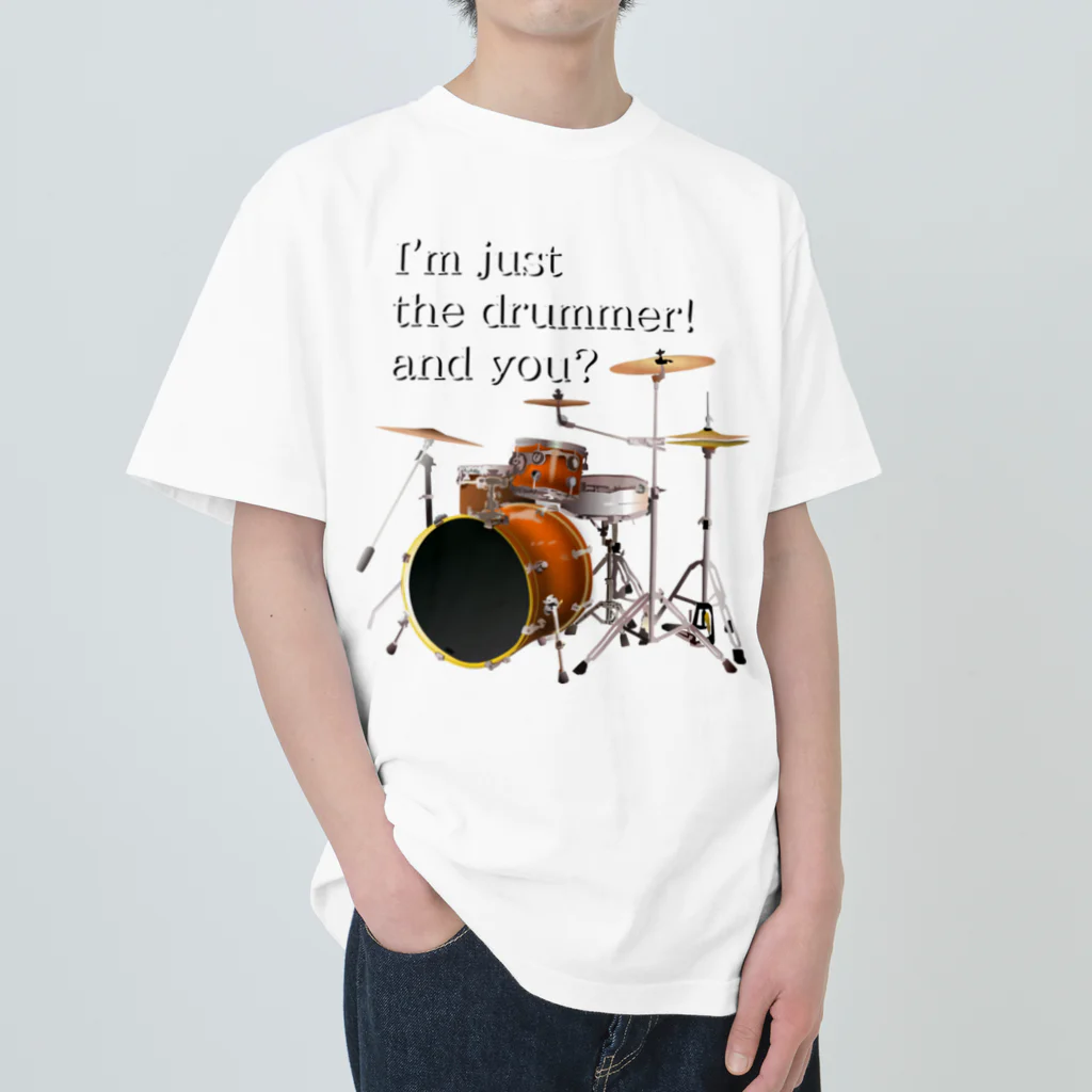 『NG （Niche・Gate）』ニッチゲート-- IN SUZURIのI'm just the drummer! and you? DW h.t. ヘビーウェイトTシャツ