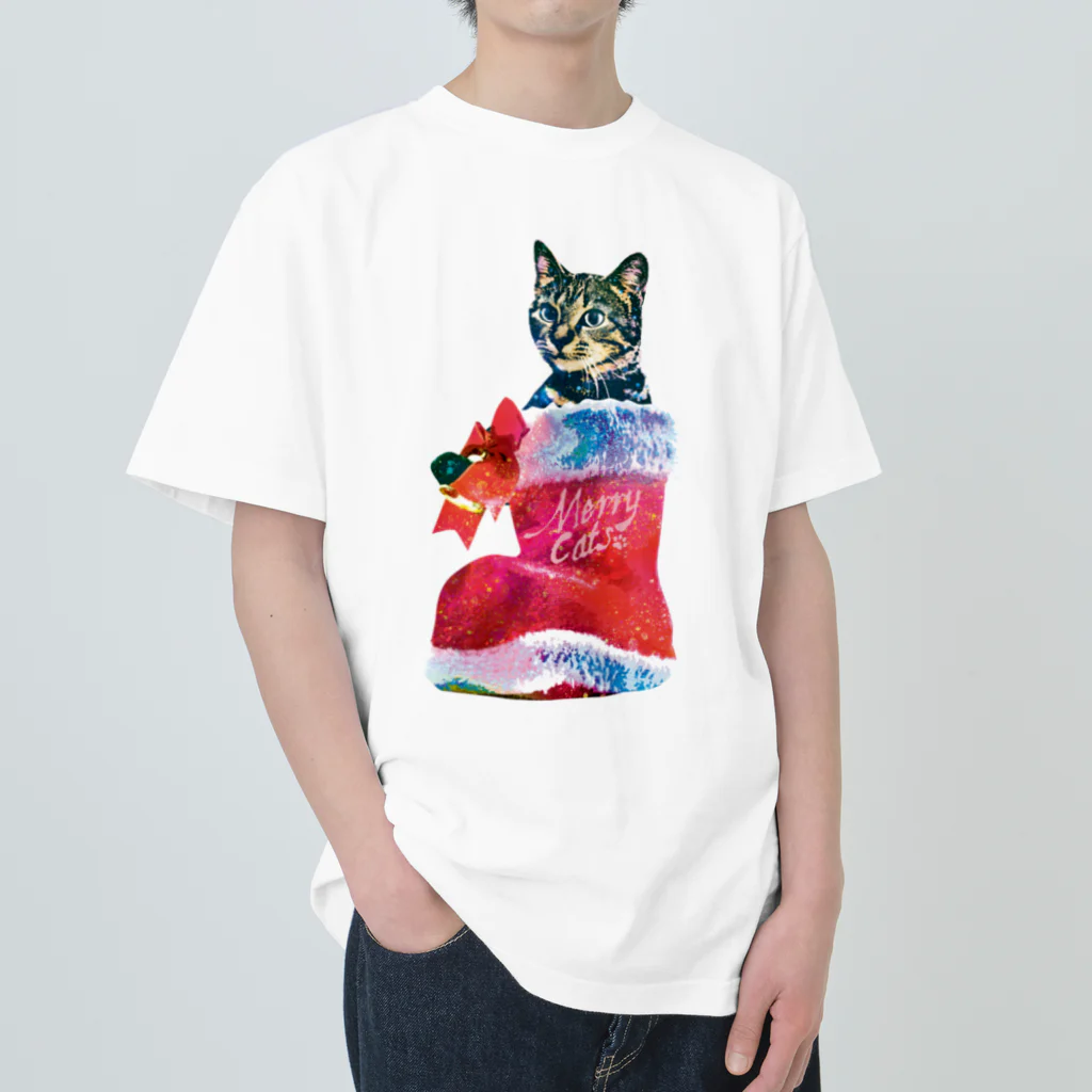 MessagEのMerry Cats Heavyweight T-Shirt