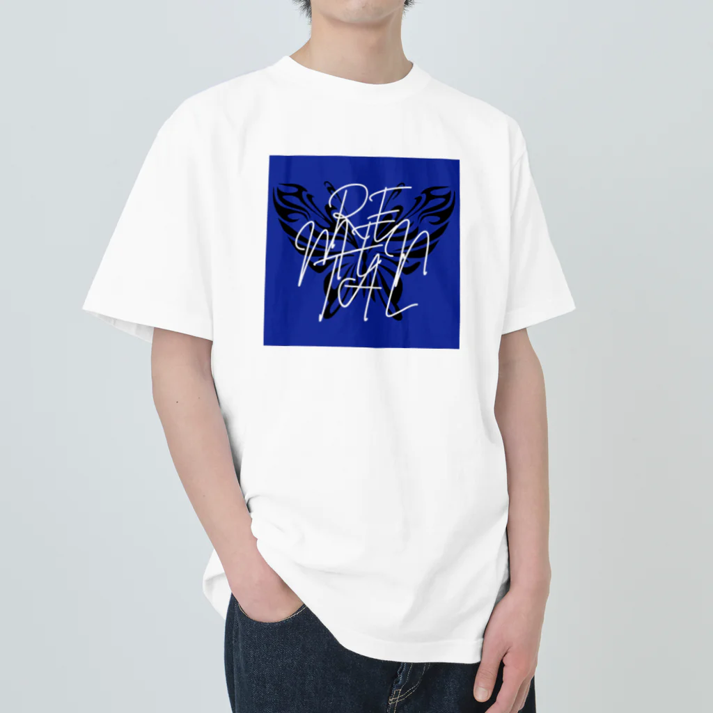 REMENTAL🦋のREMENTAL BLUE Heavyweight T-Shirt