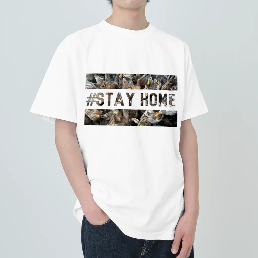 マースィーツの#stay home カモ柄 ヘビーウェイトTシャツ