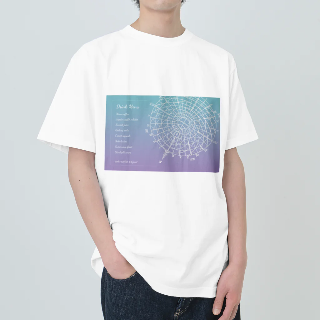 Coffret à bijouxの宇宙ドリンクメニューシリーズ Heavyweight T-Shirt