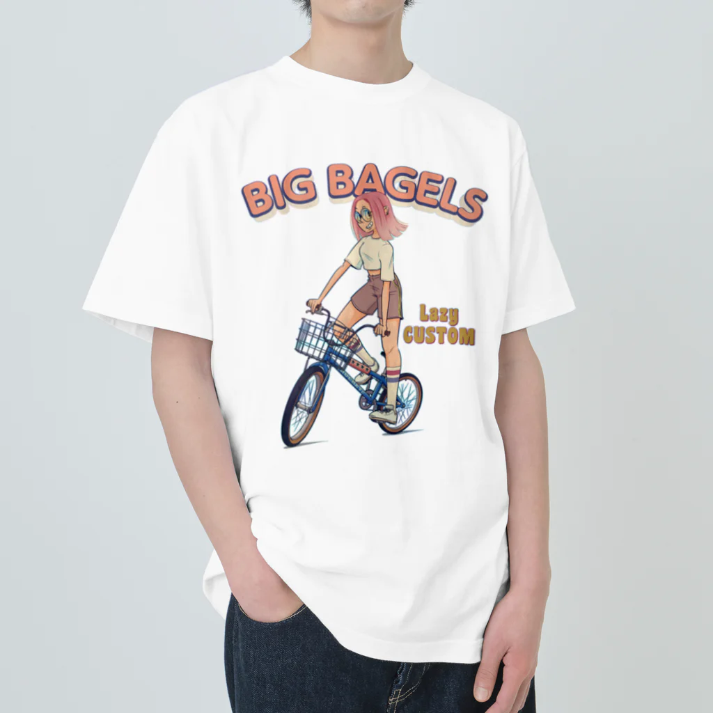 nidan-illustrationの"big bagels" ヘビーウェイトTシャツ