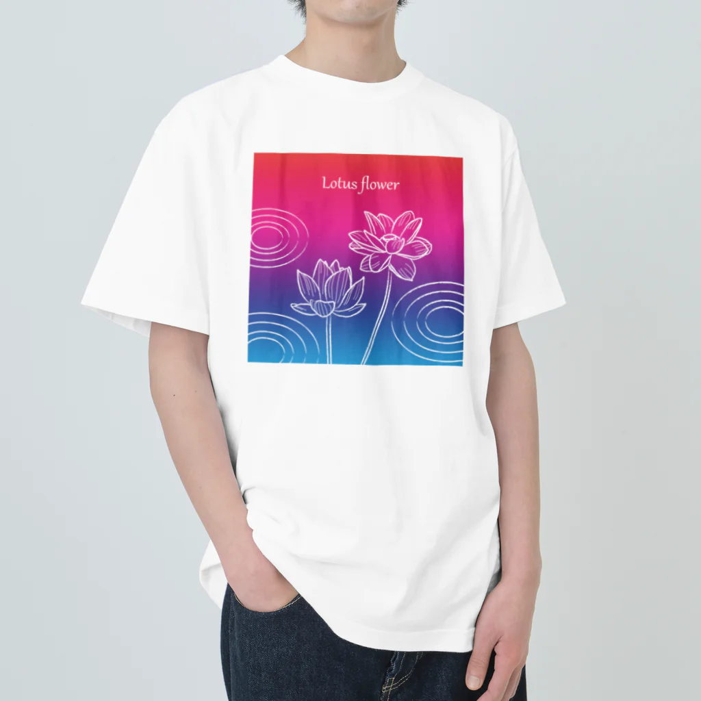 photo-kiokuの蓮 Heavyweight T-Shirt