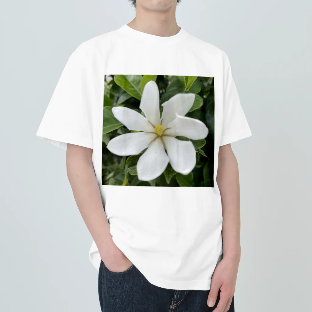 でおきしりぼ子の実験室の梔子の花 Heavyweight T-Shirt