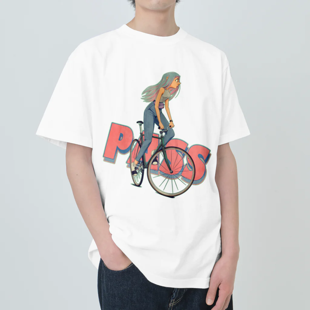 nidan-illustrationの"PASS" ヘビーウェイトTシャツ