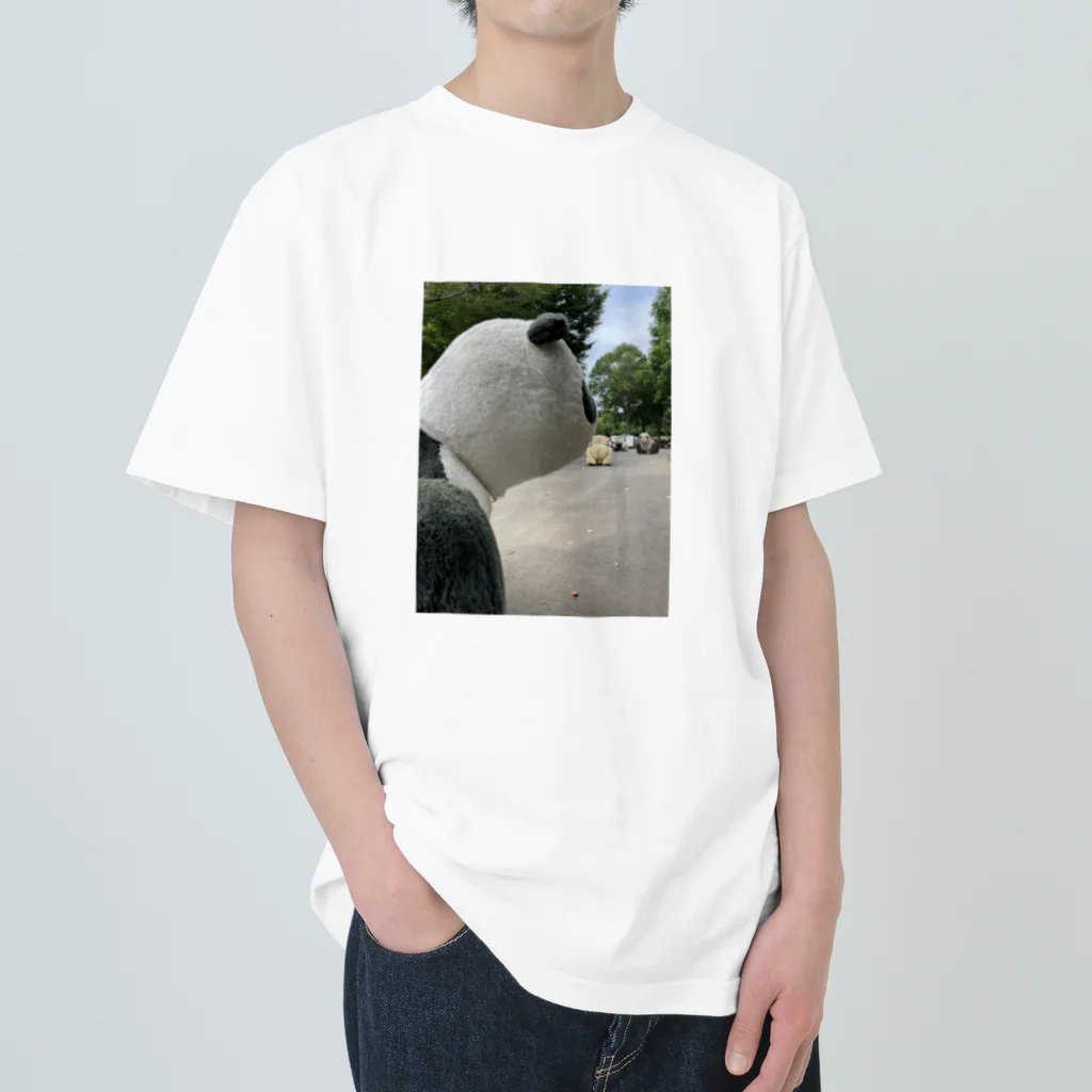 Nyanpyouのデパートのパンダ Heavyweight T-Shirt