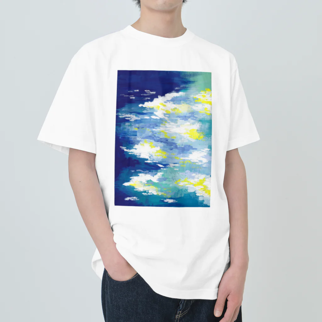 sketchbook shopの青の淵 Heavyweight T-Shirt