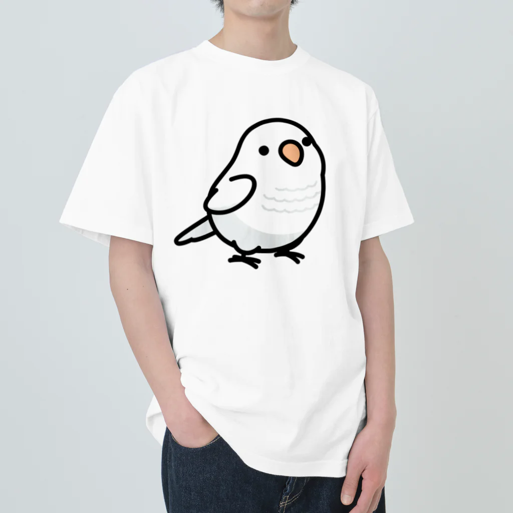 Cody the LovebirdのChubby Bird オキナインコ Heavyweight T-Shirt