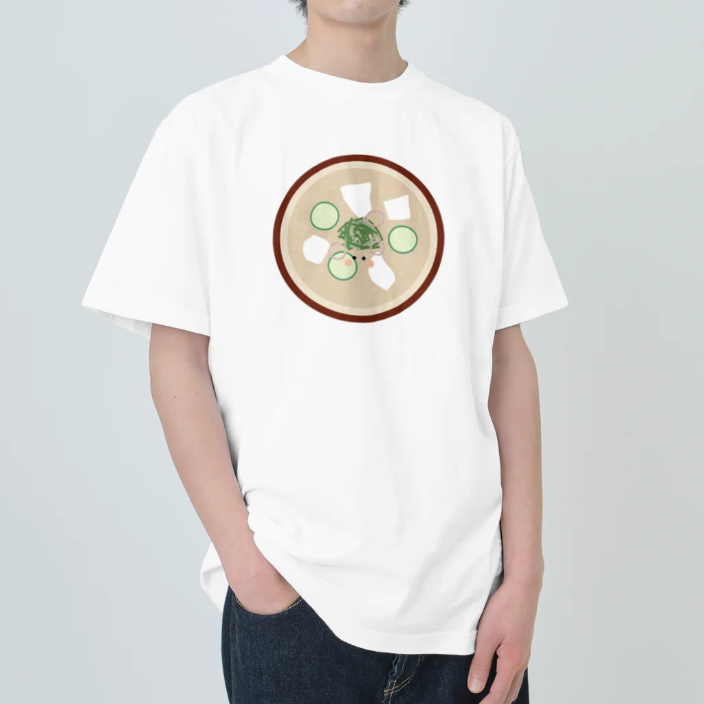 cotton-berry-pancakeの冷や汁ちゃん Heavyweight T-Shirt