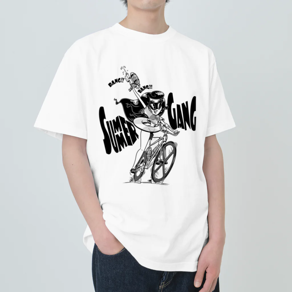 nidan-illustrationの"SUMMER GANG" ヘビーウェイトTシャツ