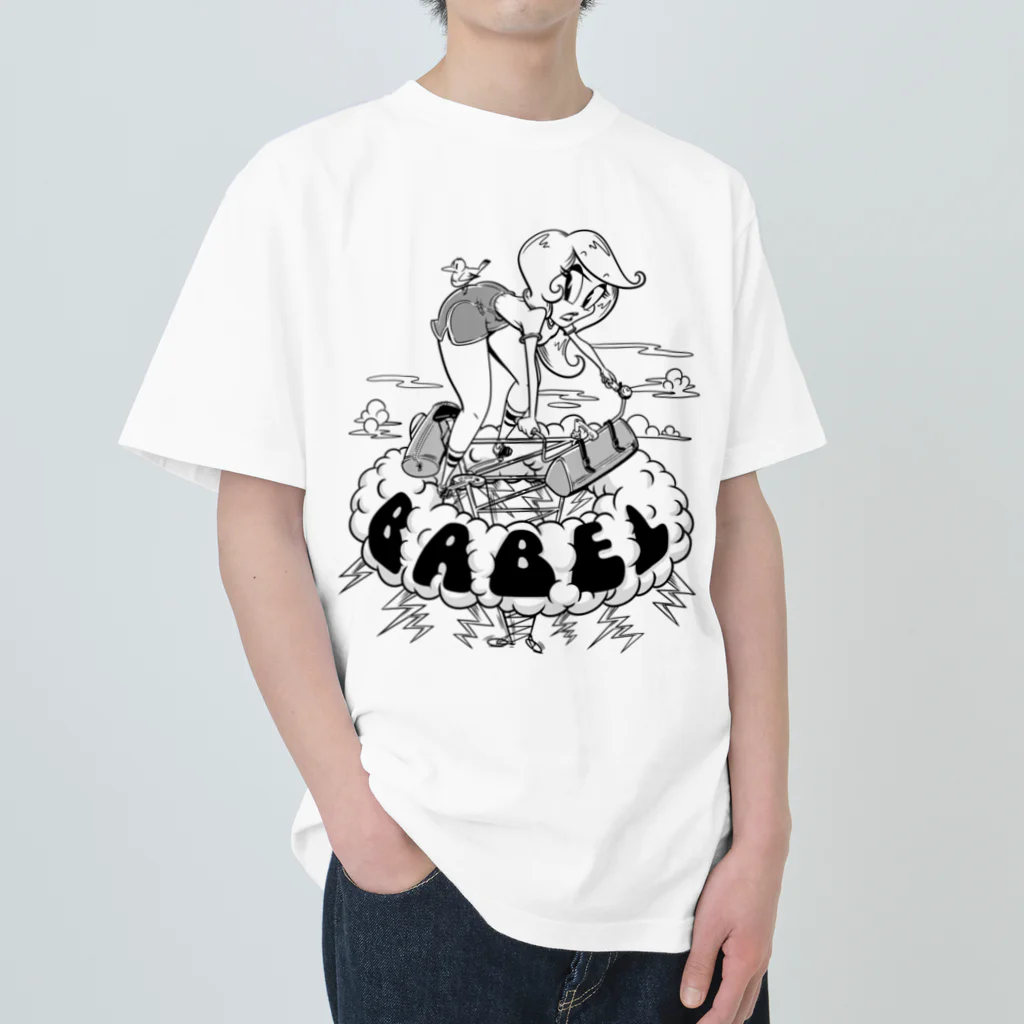 nidan-illustrationの"BABEL" Heavyweight T-Shirt