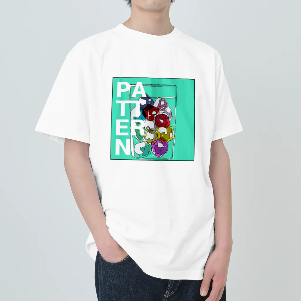 二木 こうた、🐭のPATTERN（表裏デザイン） ヘビーウェイトTシャツ