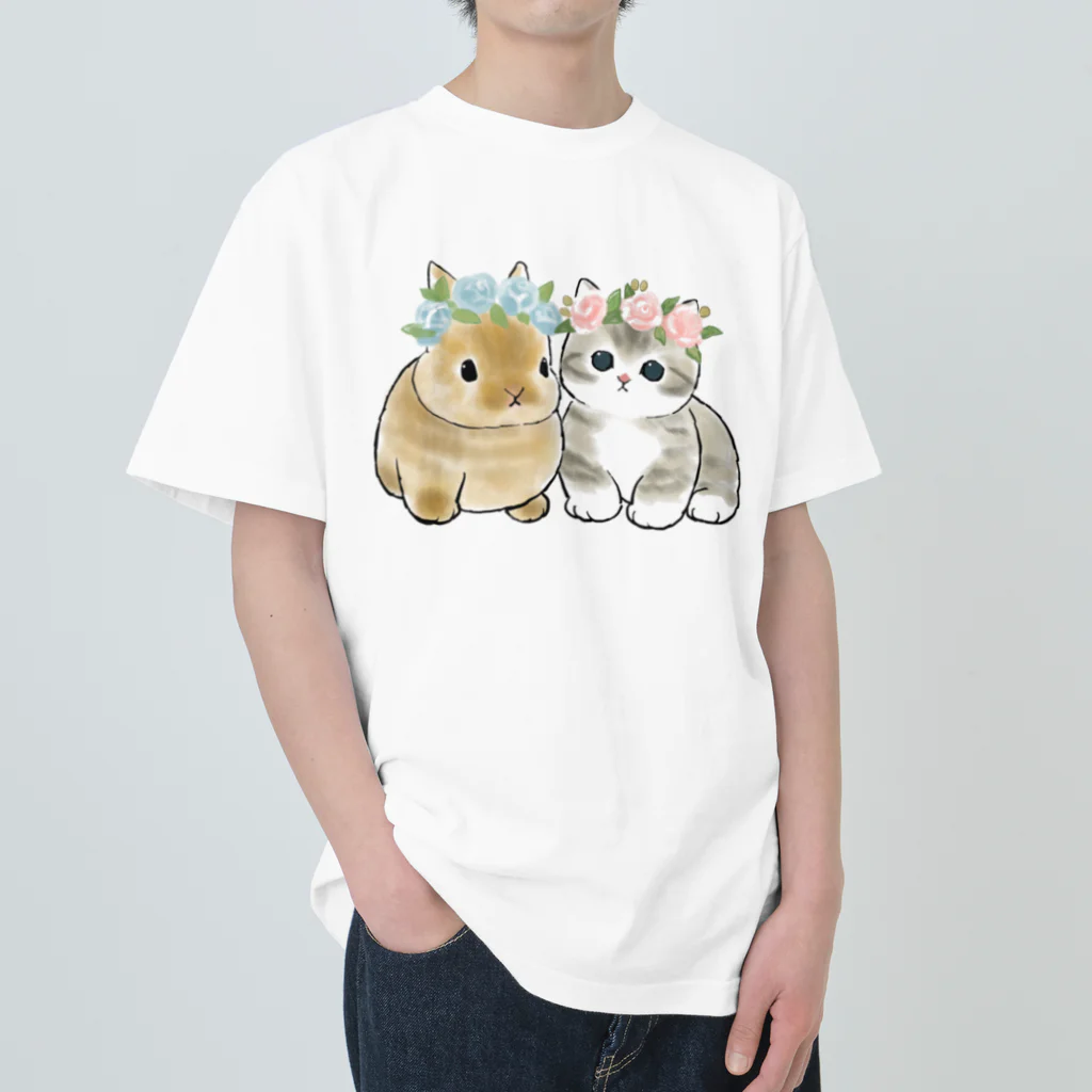 mofusandのうさにゃん ヘビーウェイトTシャツ