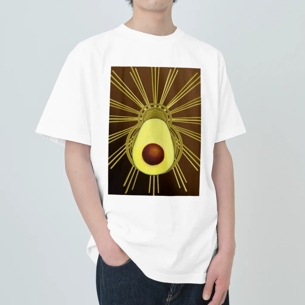 目野正月のアボ仏 Heavyweight T-Shirt