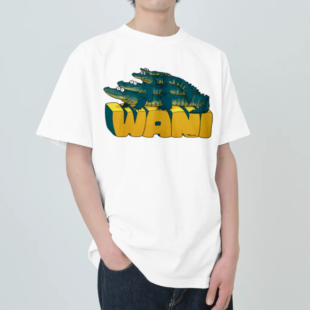 あめみやのWANIワニ Heavyweight T-Shirt