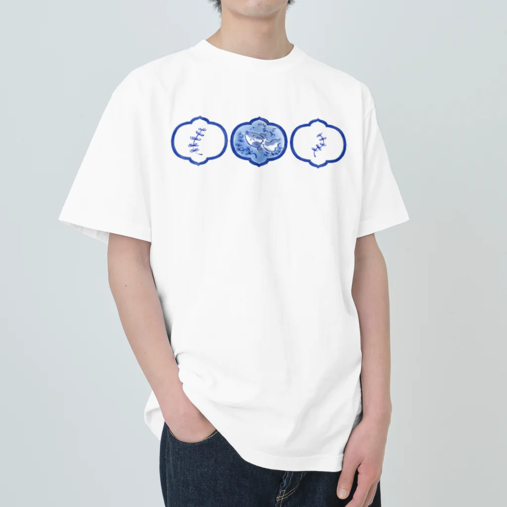 HERの藍色金魚 Heavyweight T-Shirt