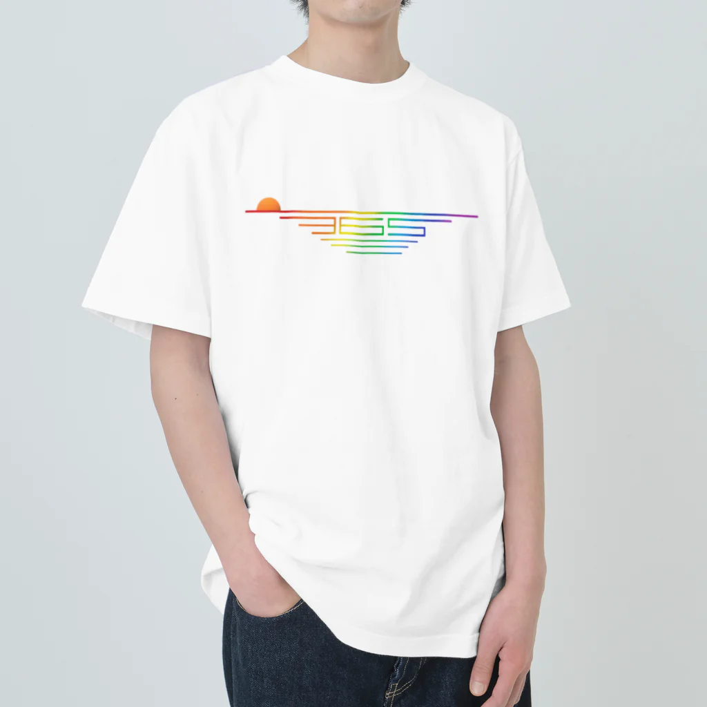 ASCENCTION by yazyのHORIZON -RAINBOW- (21/12) Heavyweight T-Shirt