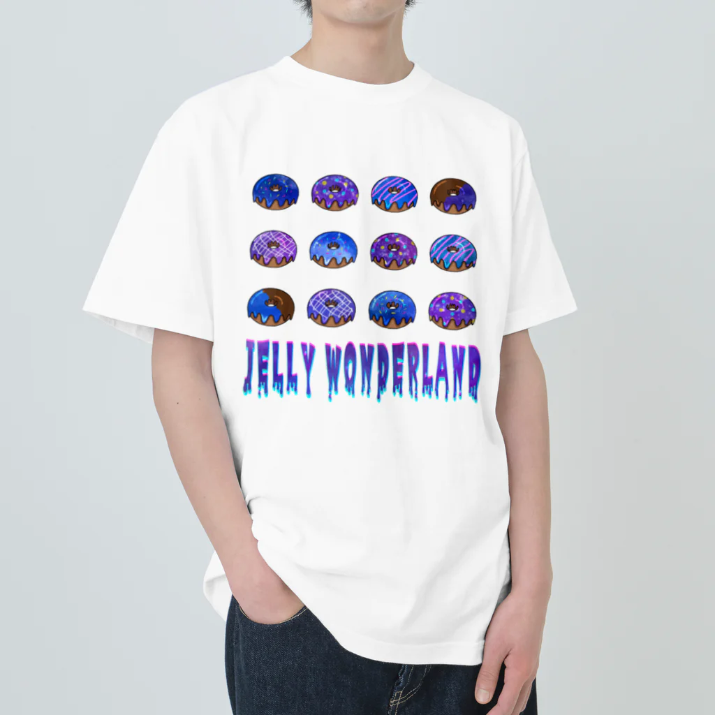 【公式】JELLY WONDERLAND【ショップ】のジェリードーナツ Heavyweight T-Shirt