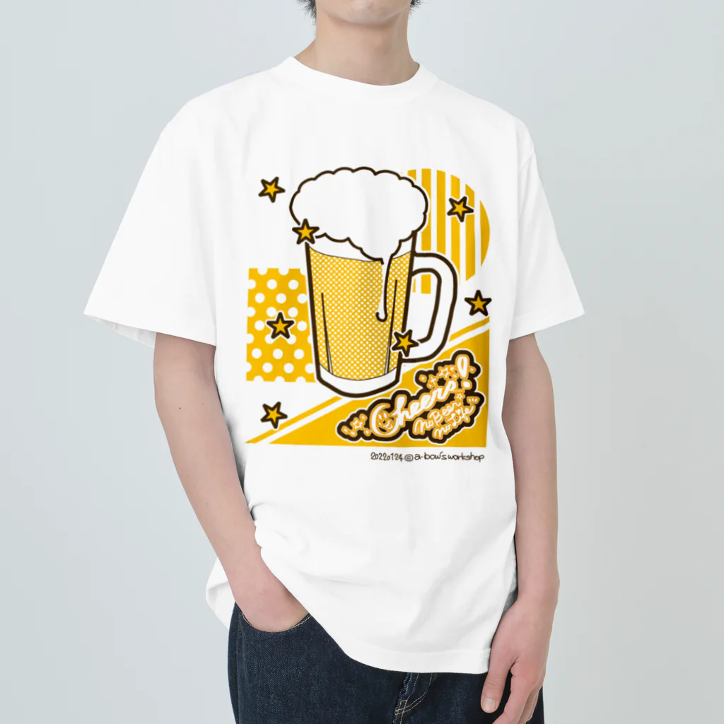 a-bow's workshop(あーぼぅズ ワークショップ)のCheers! Heavyweight T-Shirt