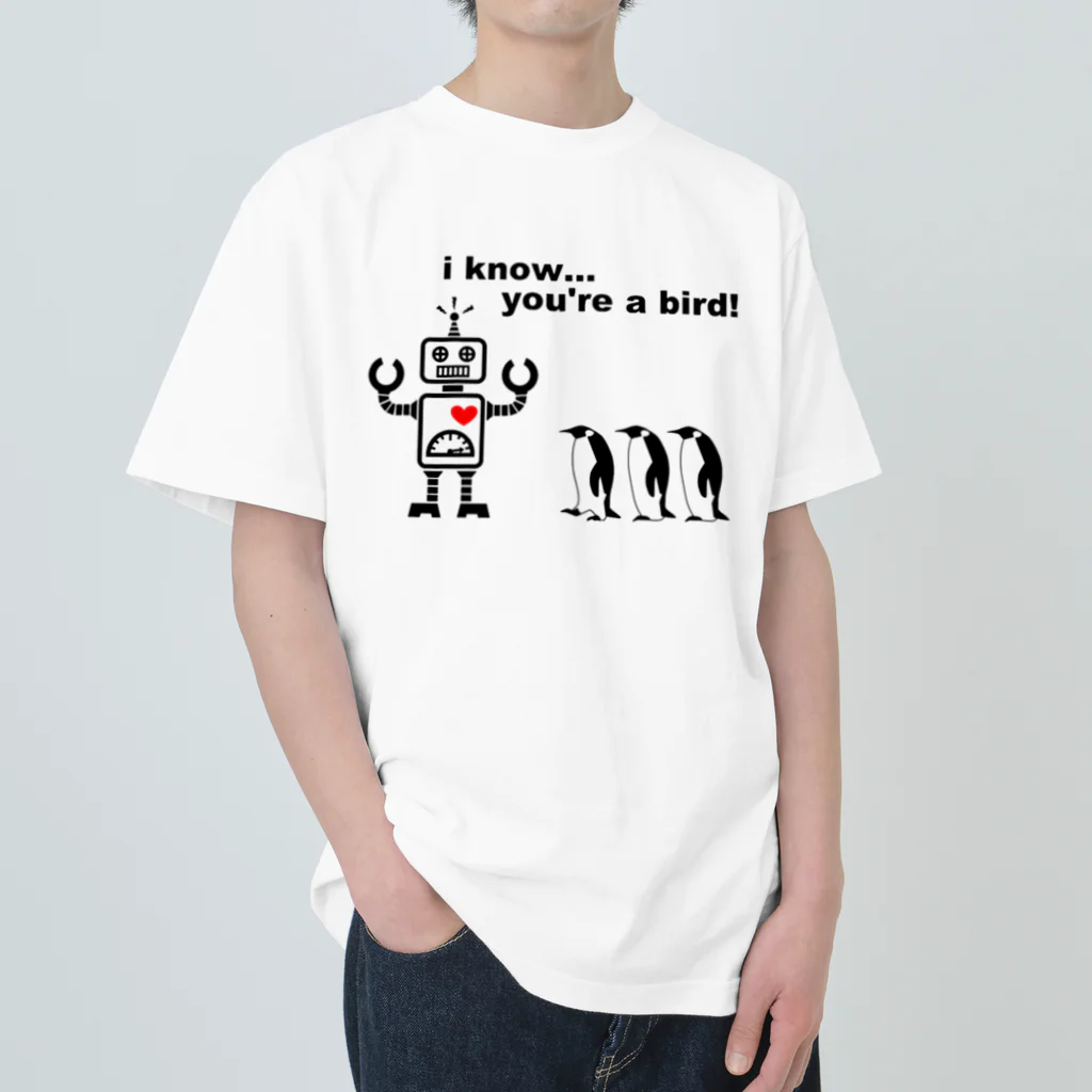 ブランケット大佐のペンギンとロボ Heavyweight T-Shirt