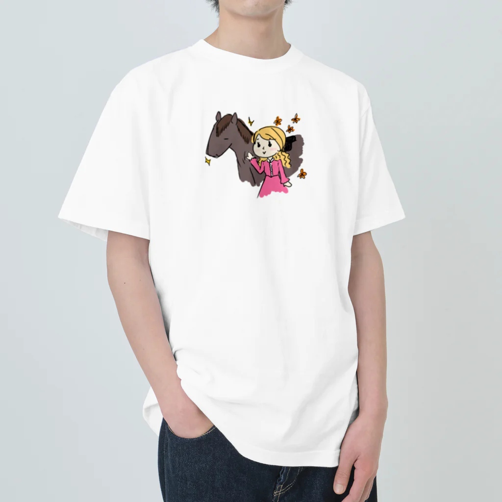 Andiamoの趣味は乗馬ですの Heavyweight T-Shirt