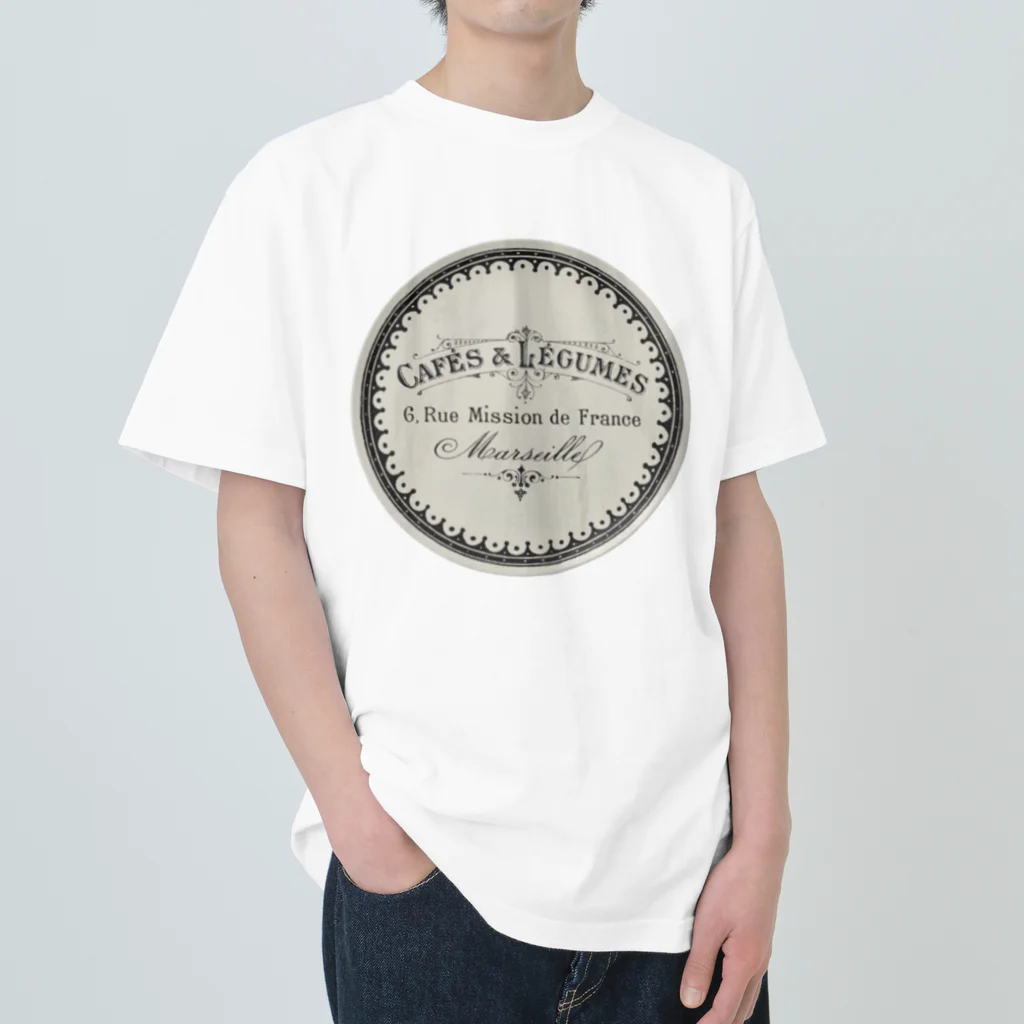 YS VINTAGE WORKSのフランス・マルセイユ CAFE Marseille  ヘビーウェイトTシャツ