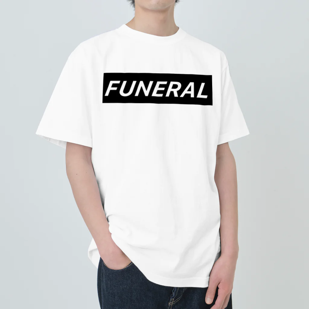 Funeral（Itsuki Miyamura）のFUNERAL（BLACK） Heavyweight T-Shirt