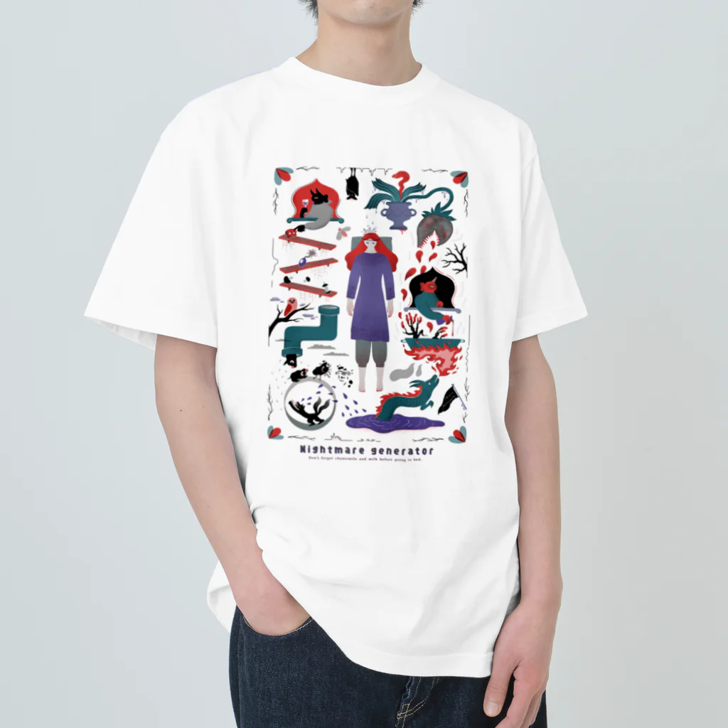 Ran KobayashiのNightmare Generator ヘビーウェイトTシャツ