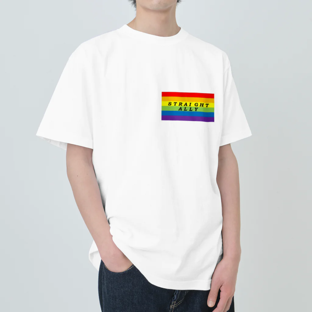 TEXT ANDのSTRAIGHT ALLY ヘビーウェイトTシャツ