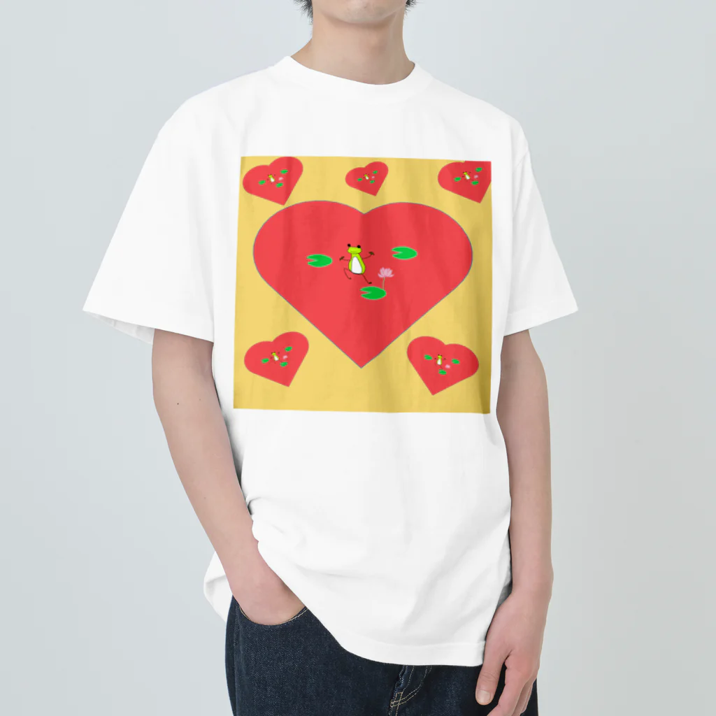 あるてみらのカエルちゃんピョンピョン Heavyweight T-Shirt