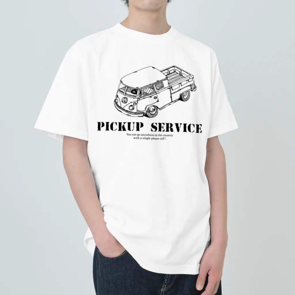 Nhat markのpick up service Heavyweight T-Shirt