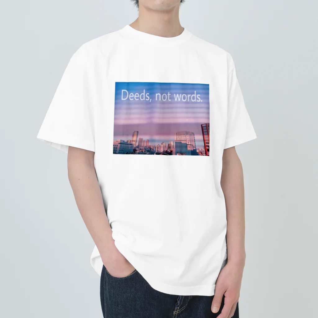 KEITOの東京の夕暮れ ヘビーウェイトTシャツ