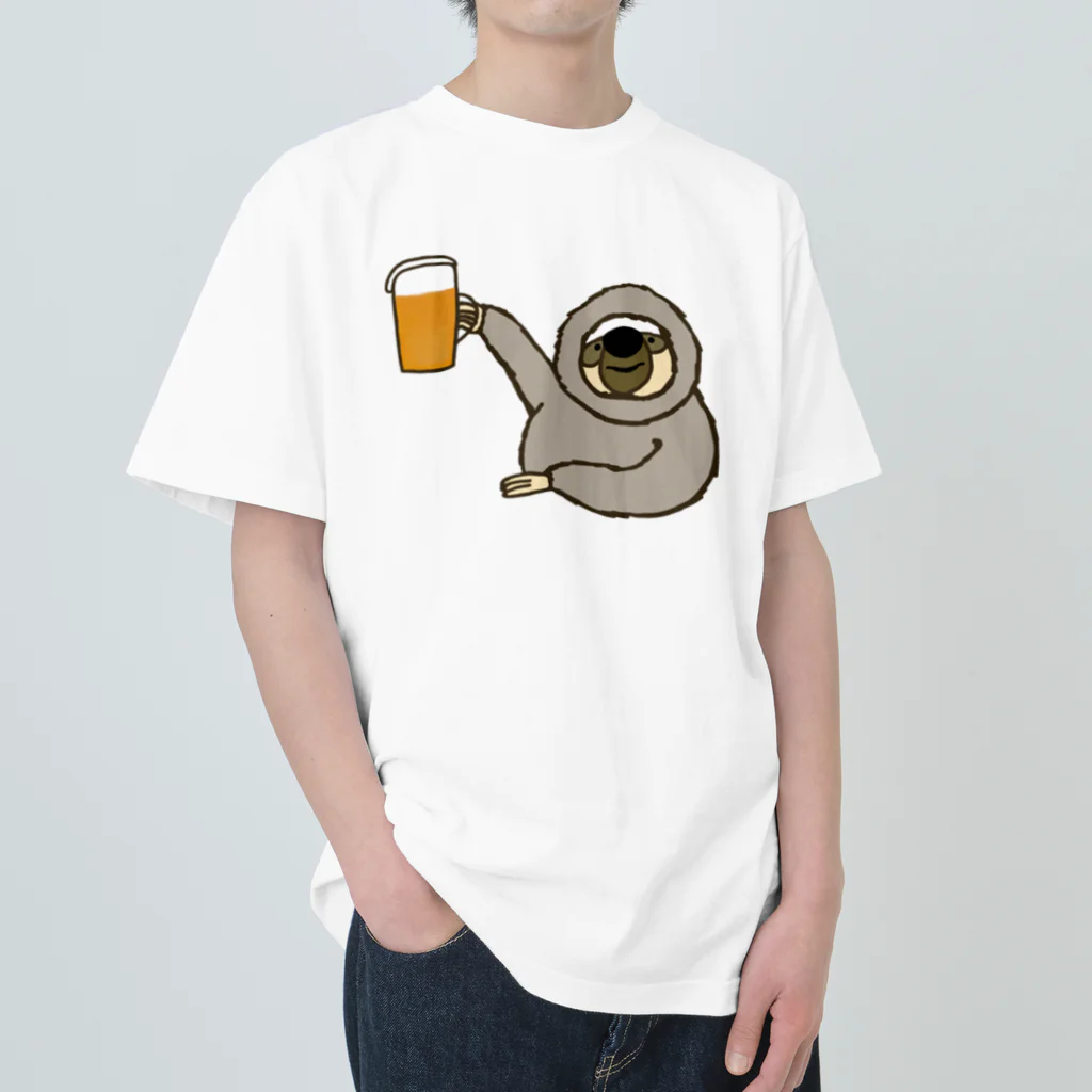 ＋Whimsyのなまけものビール Heavyweight T-Shirt