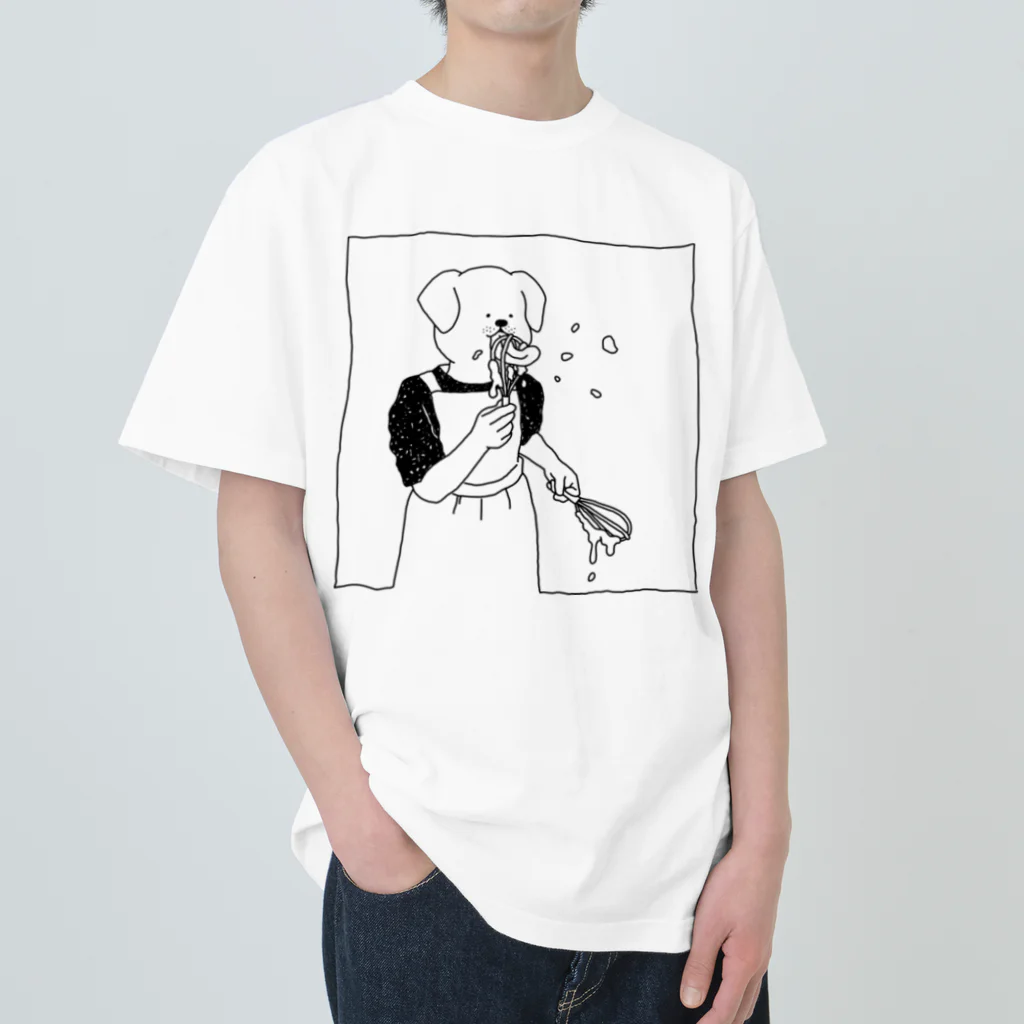 YUICHI design shopのべろりん犬 ヘビーウェイトTシャツ