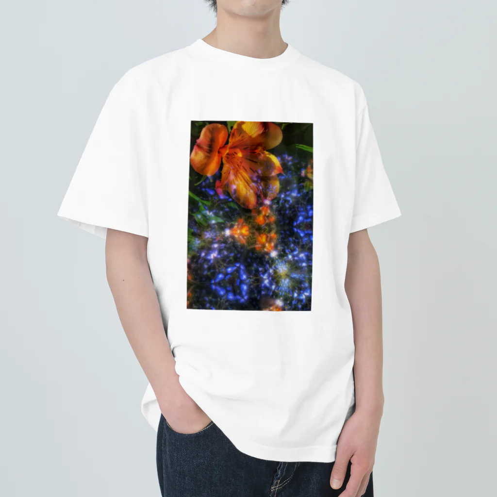 Natsumex Teleido-WorksのGarden-spring- ヘビーウェイトTシャツ