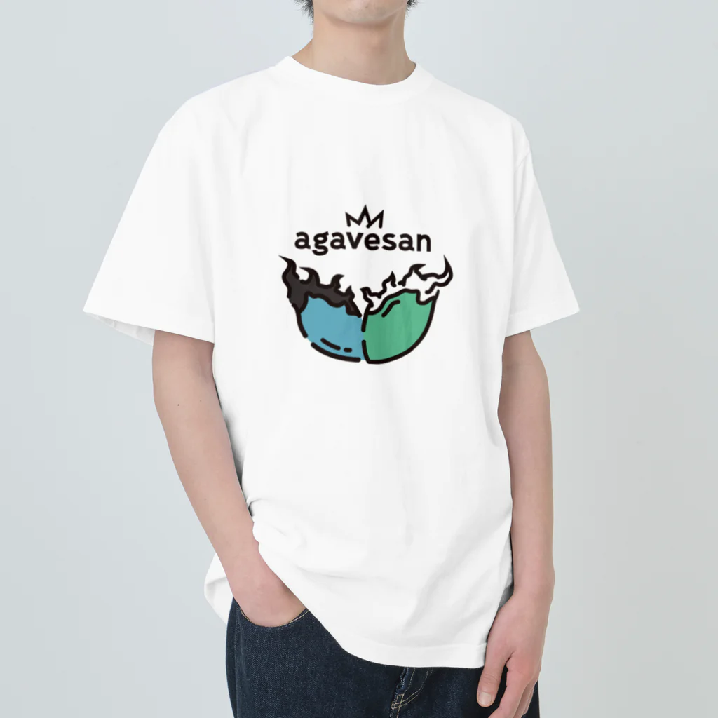 agavesanのagavesan ステッカー ヘビーウェイトTシャツ
