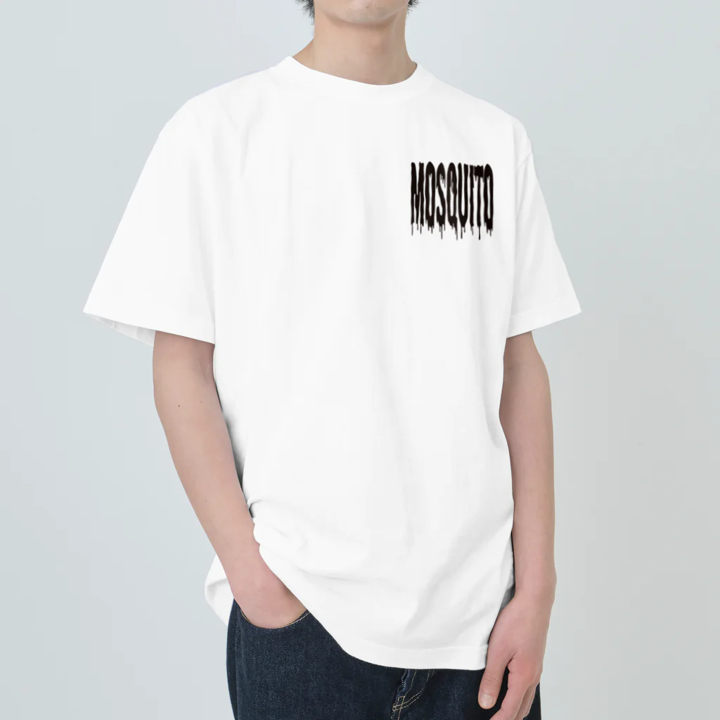 LIVEHOUSE MOSQUITOのシタタリロゴ Heavyweight T-Shirt