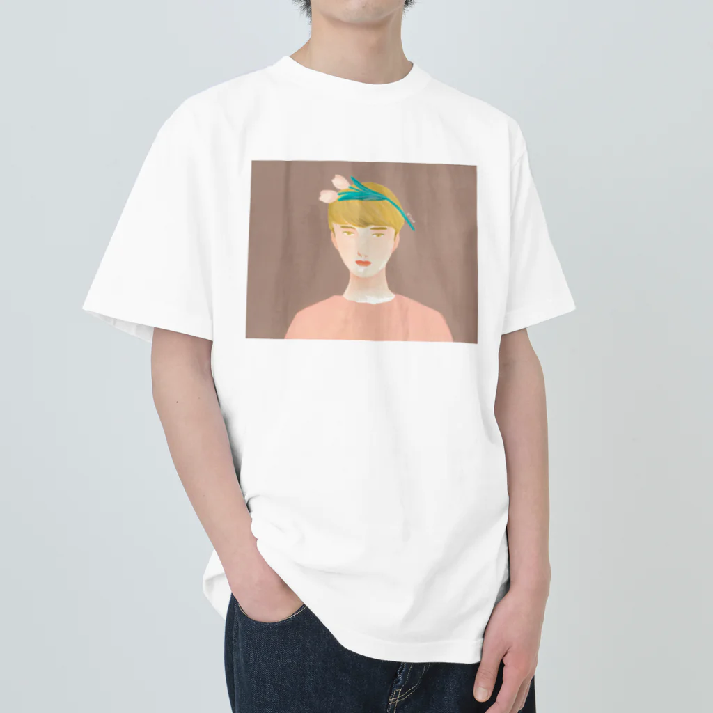 GHEEのFlower boy Heavyweight T-Shirt