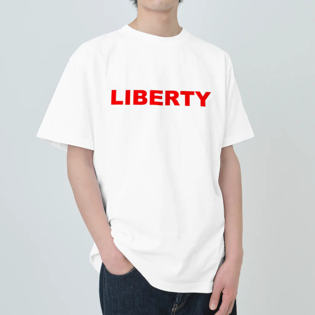 はるちゃん！(安達晴野/Seiya Adachi)のLIBERTY　Tシャツ　半袖　バックプリントあり Heavyweight T-Shirt