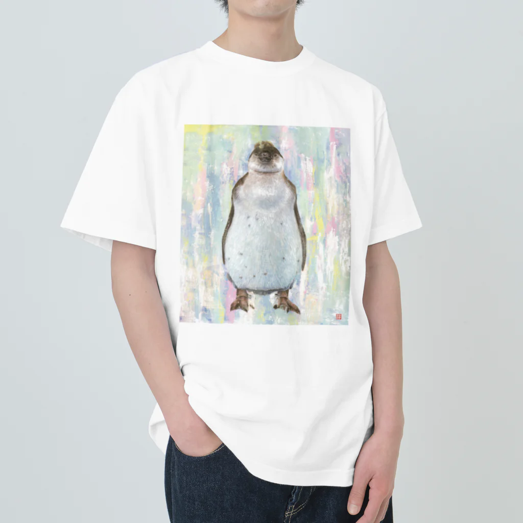 oyabinの工房のpenguin art ヘビーウェイトTシャツ