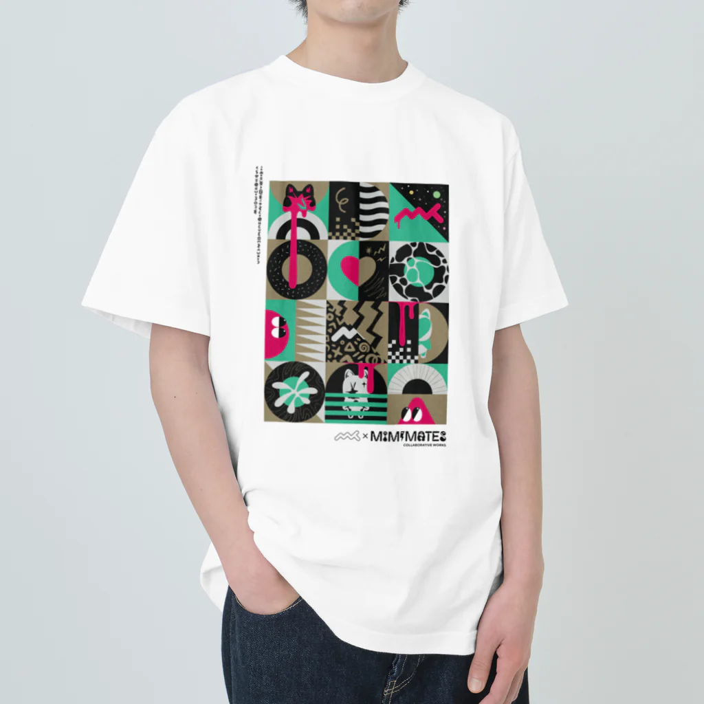 Metaani Fan Fiction Goods StoreのMIMI Hide # 028 ヘビーウェイトTシャツ