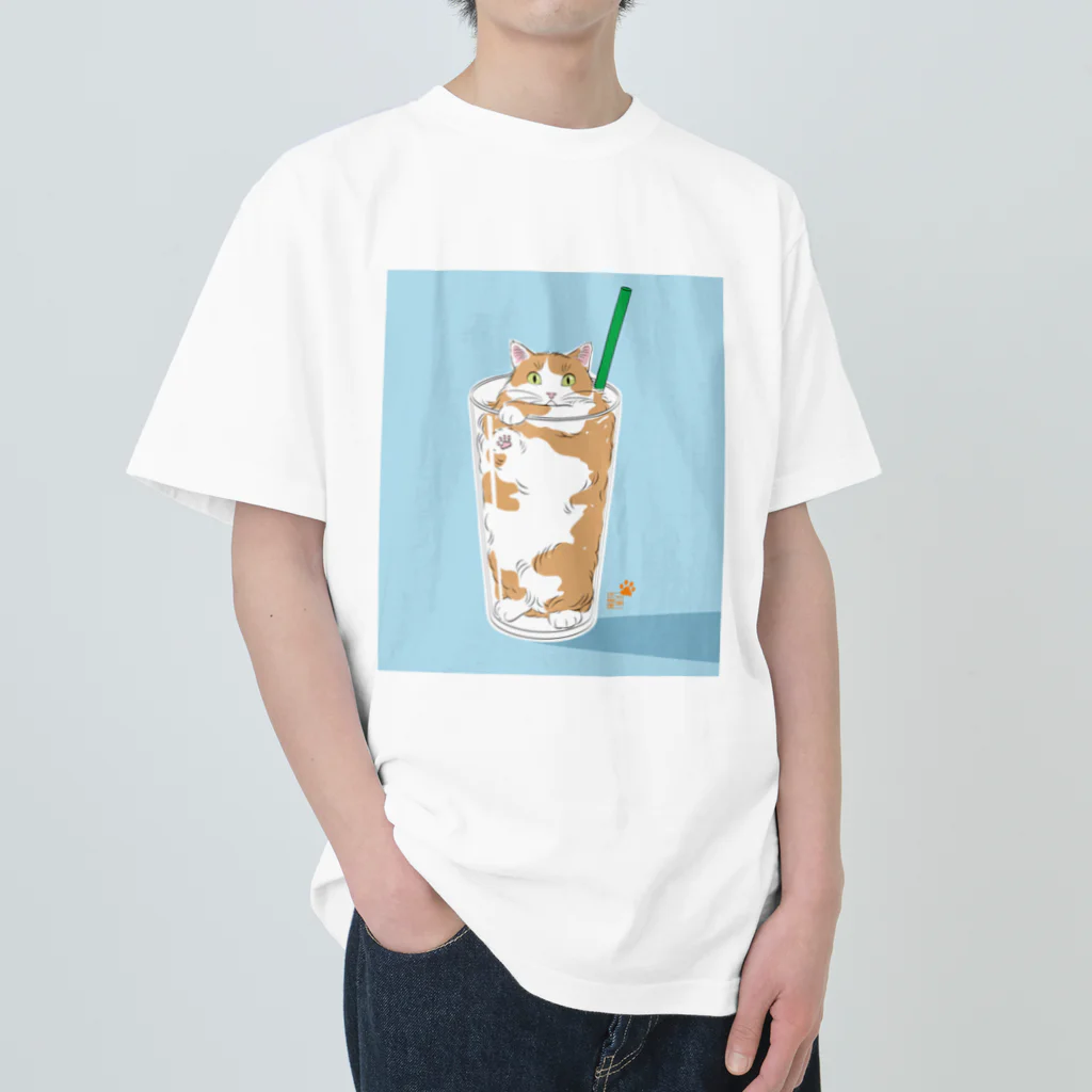 元祖ふとねこ堂の猫分補給 Heavyweight T-Shirt