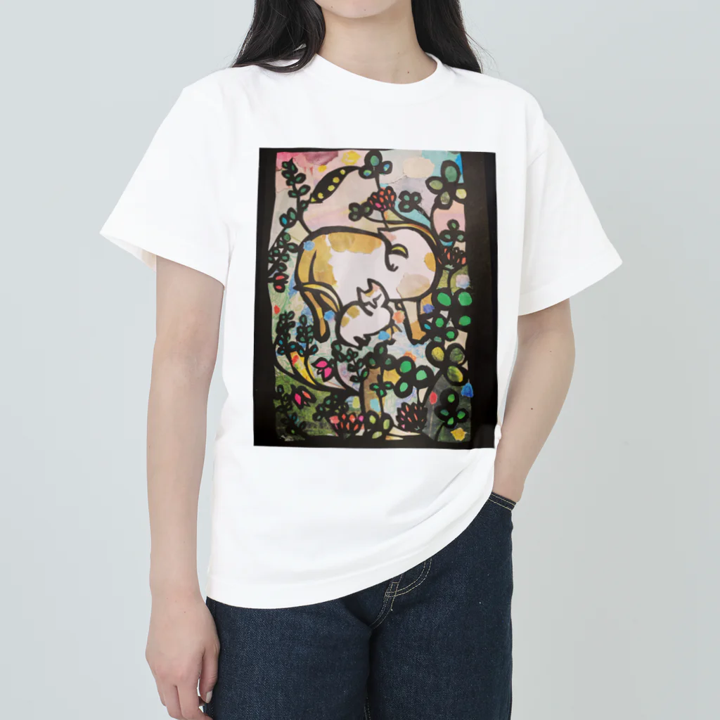 星めぐりマキのおひるね ヘビーウェイトTシャツ