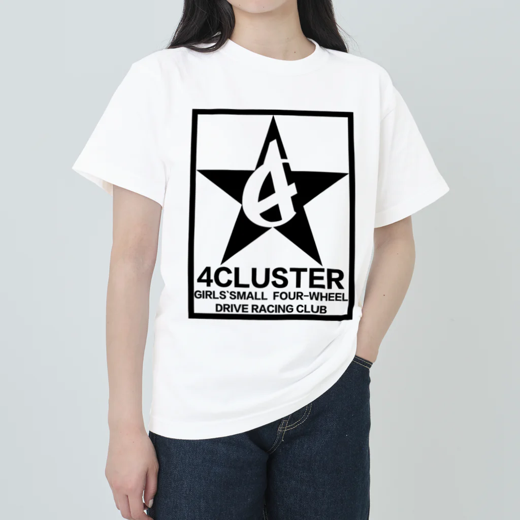 ヨンクラ購買部のチームヨンクラスターエンブレム Heavyweight T-Shirt